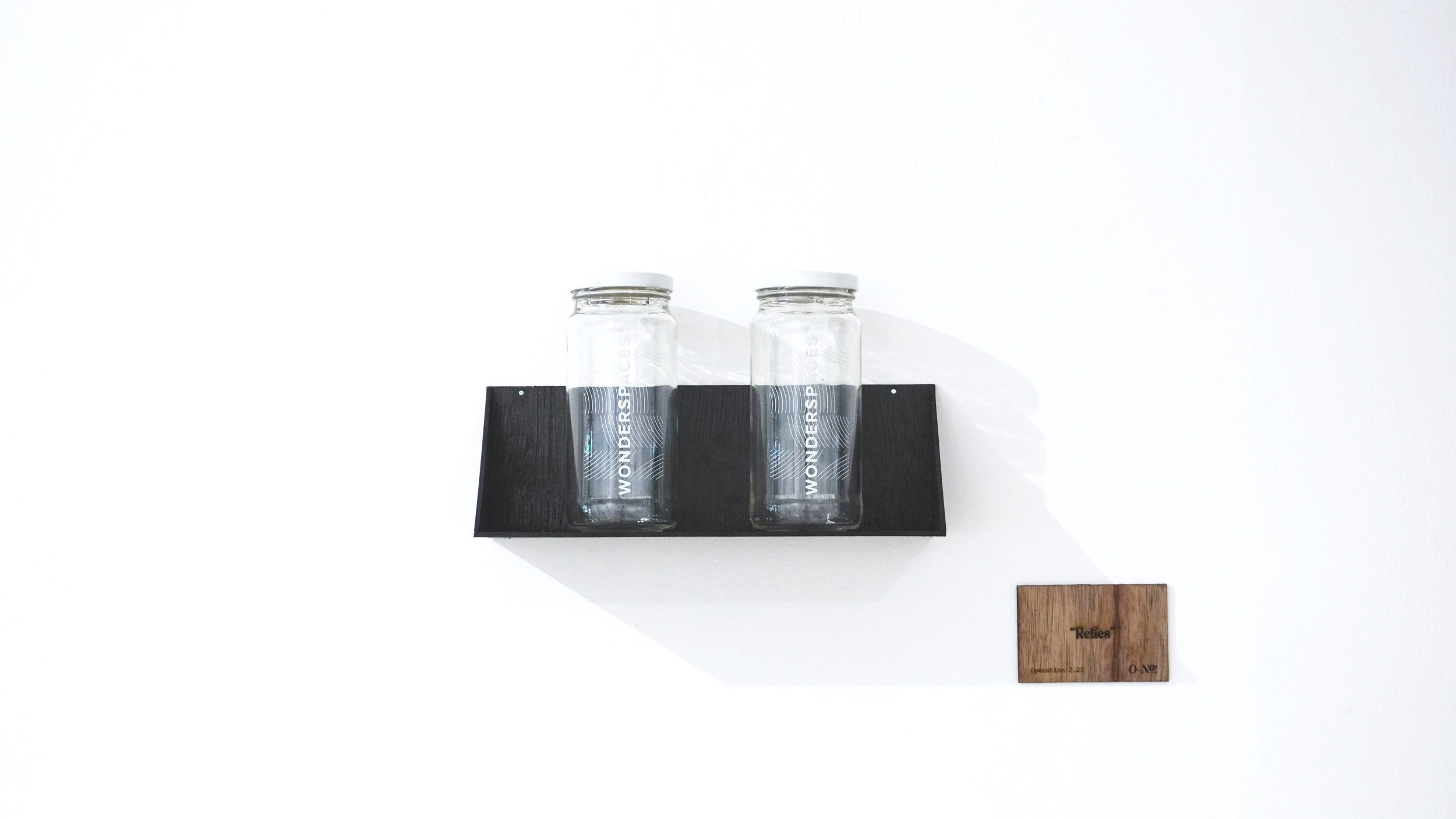 “Relics” - two jars from ‘Wonderspaces’ in Philadelphia