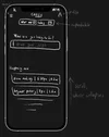 Concept sketch for Yurtle (previously 'Rendy'), an event-hosting platform