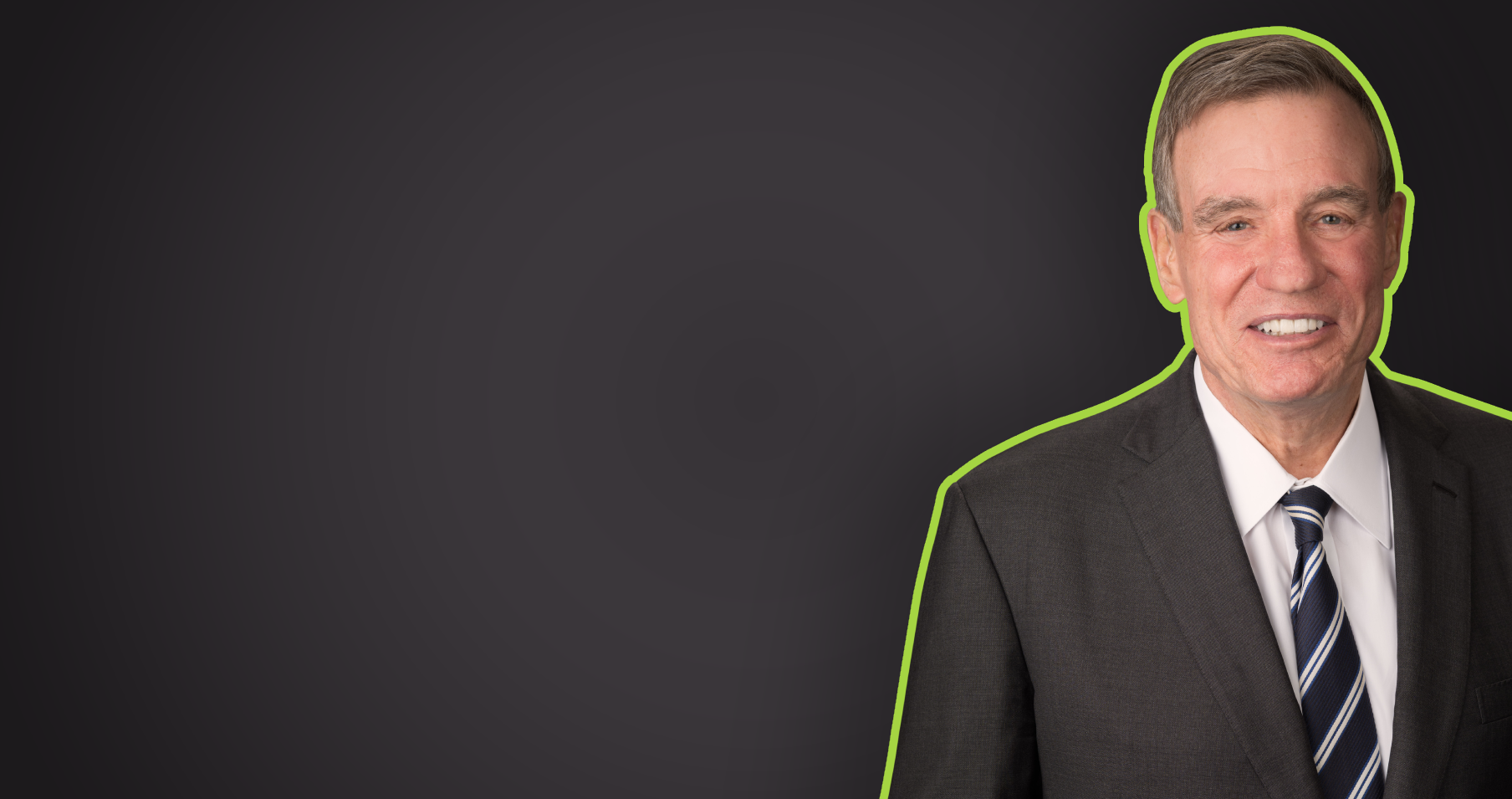 Mark Warner ActBlue background