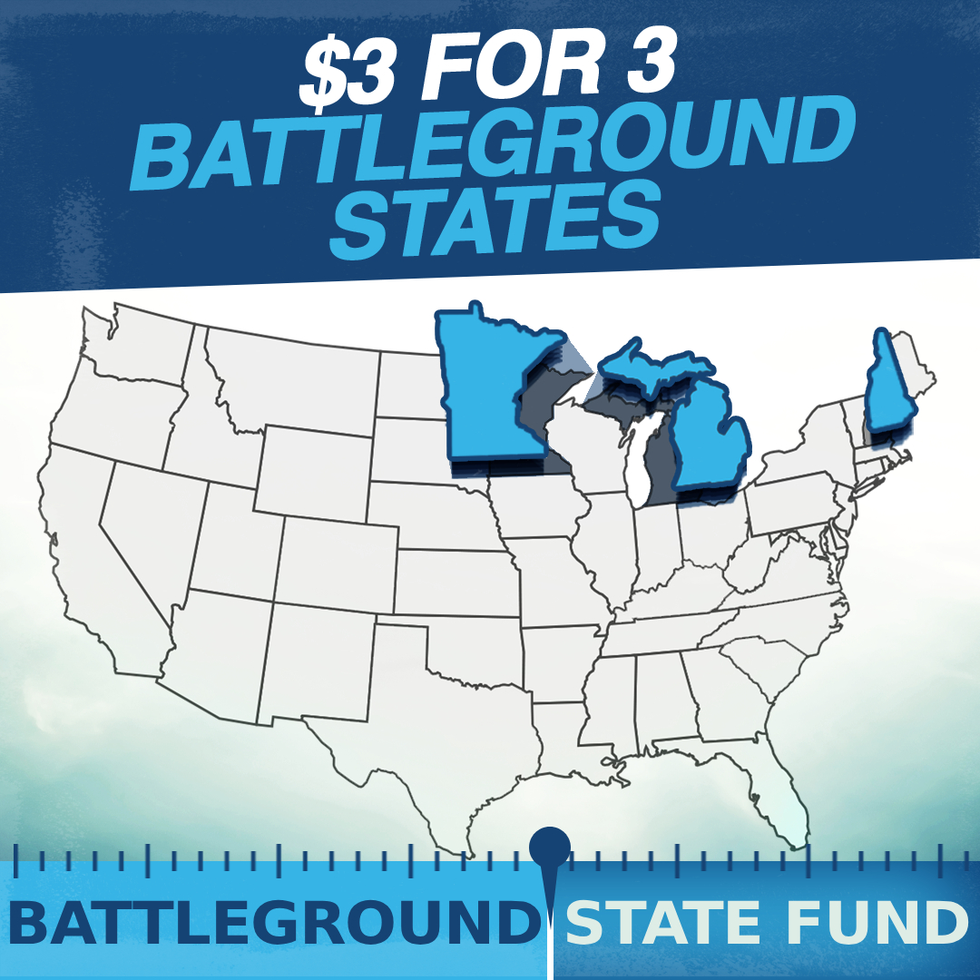 Battleground fund meter