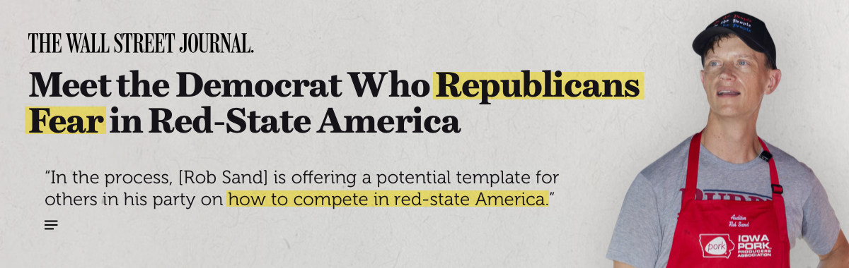 Rob Sand WSJ email header